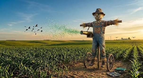 Autonomous Scarecrow is Outstanding in His Field