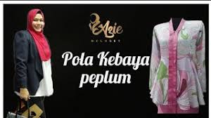 Ganni's top is cut from lightweight crepe decorated with sweet florals and has romantic puffed sleeves. Tutorial Pola Kebaya Peplum Fishtail Youtube