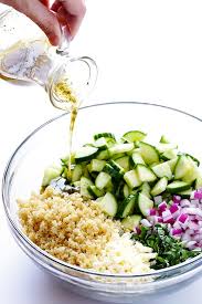 Cucumber Quinoa Salad Gimme Some Oven Recipe Cucumber Quinoa Salad Healthy Recipes Quinoa Salad Recipes