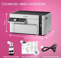 Stampante monocromatica multifunzione A4 Wi-Fi con serbatoi di inchiostro  EcoTank ET-M2120