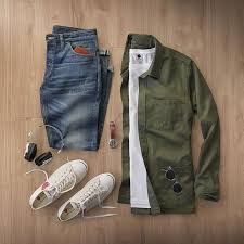 Overshirt Obsession Overshirt Corridornyc Olive Ventile Denim Shockoe Atelier Standard Kojima Vinta Mens Clothing Styles Mens Outfits Mens Casual Outfits