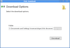 Then click the albums tab on their profile menu. Flickr Downloadr Download
