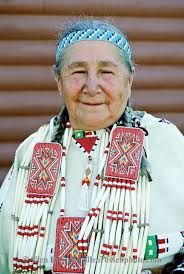 Pine Ridge Sioux Indian Reservation, South Dakota, Oglala Sioux Lakota  Indian Elder Ida Tobacco