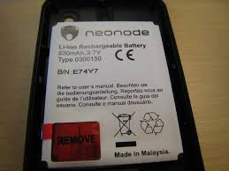 Neonode N2 battery