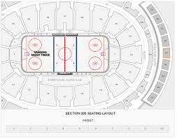 new york rangers madison square garden seating chart