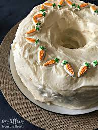 Add carrots and vanilla extract; Carrot Bundt Cake Moist Carrot Cake With Cream Cheese Frosting