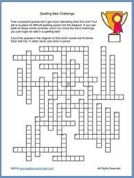 Free Crossword Games To Challenge You Spelling Games For Kids Spelling Bee Words Vocabulary Skills