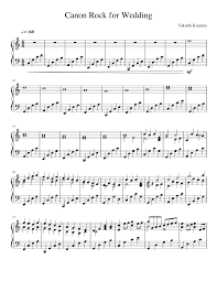 Chord canon rock, kunci gitar, termasuk jerry c. Canon Rock Sheet Music For Piano Solo Musescore Com