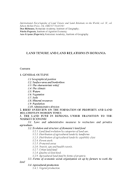 Clic aici pentru alte articole relevante despre legea 169/1997 din arhiva portalcontabilitate.ro. Pdf Land Tenure And Land Relations In Romania Contents