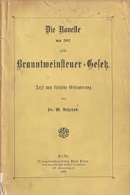 Over 100,000 english translations of german words and phrases. Die Novelle Von 1902 Zum Branntweinsteuer Gesetz Text Und Kritische Erlauterung