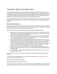Free reference resources for nursing students. Transcript Steps To Enrolling Online