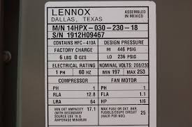 The model number of your new air conditioner or furnace actually tells you a lot about the features of your new system. Air Conditioner Date Codes