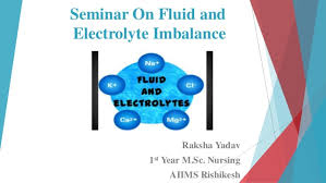 Fluid And Electrolyte Imbalance And Management