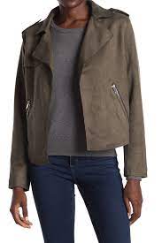 Philosophy Apparel Faux Suede Moto Jacket Nordstrom Rack Faux Suede Moto Jacket Stylish Outerwear Suede Moto Jacket