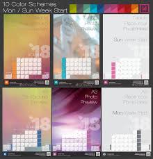 Wall Calendar 2018 With Full Size Photo Background A3 And Tabloid Photo Backgrounds Wall Calendar Full Size Photo