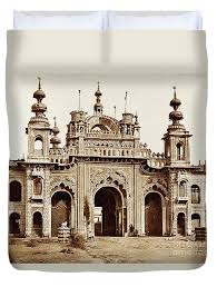 The Great Gate Of The Kaiser Bagh, Lucknow, 1858 Spiral Notebook by Felice Beato - Pixels