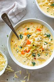 Check spelling or type a new query. Creamy Chicken Pasta Soup Recipe With Carrot And Spinach Best Chicken Noodle Soup Recipe Eatwell101