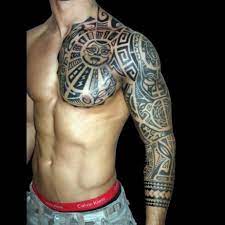 Enchanting black lined tribal cross tattoo ideas on arm for men. Tribal Tattoos For Men Full Arm Arm Tattoo Sites