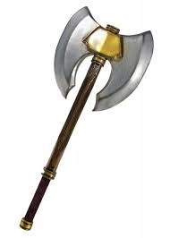 Check spelling or type a new query. Double Headed Battle Axe Foam Weapon Battle Merchant We Supply History