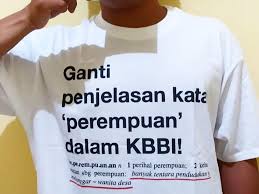 Check spelling or type a new query. Cerita Wanita Yang Viral Karena Bikin Kaus Protes Definisi Perempuan Di Kbbi
