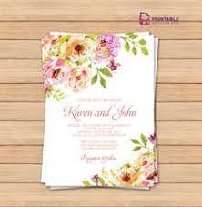 Make your own wedding or anniversary card on your mobile & invite your guests. Free Pdf Wedding Invitation Template Wit Free Printable Wedding Invitation Templates Free Printable Wedding Invitations Wedding Invitations Printable Templates