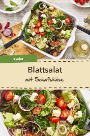 Blattsalat Mit Schafskase Rezept Salat Mit Schafskase Rezepte Lecker