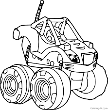 Search through more than 50000 coloring pages. Blaze And The Monster Machines Coloring Pages Coloringall