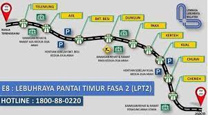 Kulim (bke), lebuhraya pantai timur fasa 2 (lpt 2). Kadar Tol Lpt2 Lebuhraya Pantai Timur 2