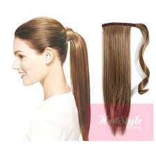 To maintain well add light oils sheen each three to six days. Clip In Ponytail Wrap Braid Hair Extension 24 Straight Light Brown Hair Extensions Hotstyle