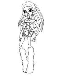 Myndanidurstada Fyrir Abbey Bominable Monster High Coloring Page Monster Coloring Pages Cute Coloring Pages Coloring Pages