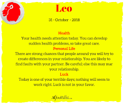 Leo Horoscope Today S Horoscope For Leo Date 31 Facebook Get accurate love and career forecasts for leo today and find out what the stars predict for your star sign!