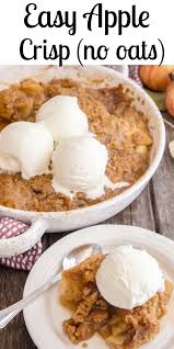 Easy Apple Crisp Recipe In 2020 Apple Crisp Easy Apple Crisp Recipe Apple Crisp Recipes