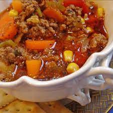 Hearty Hamburger Soup Recipe Food Com Recipe Hamburger Soup Soup Recipes Recipes