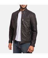 New Men S Leather Ionic Black Leather Jacket 159 99 Celebrity Jackets Leather Jacket Style Casual Leather Jacket