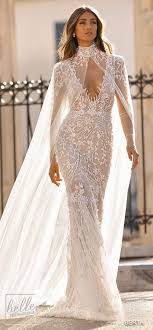 20 Trendiest Wedding Dresses For 2019 Mermaid Trumpet Wedding Dresses Long Sleeves Wedding D Wedding Dresses Lace Bridal Wedding Dresses Cape Wedding Dress