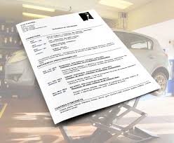 Les logos de logiciels et certifications. Cv D Un Mecanicien Automobile Technicien En Mecanique Exemple De Cv Info