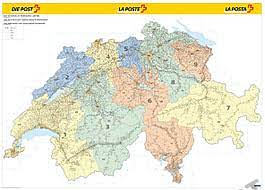 Die online karte der schweiz zeigt ihnen ferienorte, hotels, webcams und erleichtert das reisen in der schweiz und an ihren ferienort. Schweiz Postleitzahlen Plz Karte 140 X 100cm