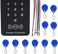 One Door Access Controller, Standalone Control Metal Card Reader, Proximity  Keychains Users for Home and Office