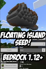 Whatever you fancy, here are . Minecraft Pe Bedrock Floating Island Seed Stscr 109774369 Minecraft Designs Floating Island Minecraft Tutorial