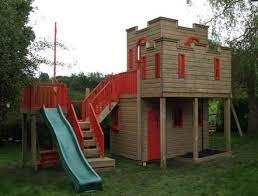 Making wooden toys is for people like me, who like to make. Castle Playhouse With Activities Project Code Pc080929 Play Houses Diy Playhouse Backyard