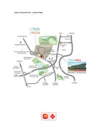 If you're around the place, don't forget to drop by. Oasis Corporate Park