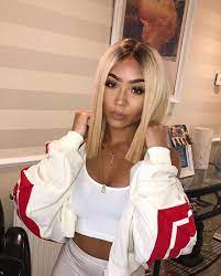 Pin By On Outfit In 2019 Short Hair Outfits Blonde Bob Wig Blonde Bob Wig Short Hair Outfits Short Hair Styles