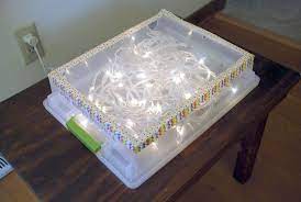 Here i make a light box from a picture frame, a diaper. How To Make A Tracing Light Box Screenfreeparenting Com