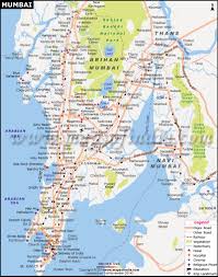 Mumbai City Map Mumbai Map Mumbai City India Map