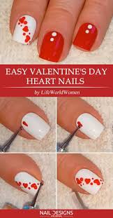 1.12 dried flower nail art. Easy Tutorials Of Hot Valentines Nails Designs Easy Heart For Valentines Nails Valentinesday Nailart Nail Designs Valentines Valentines Nails Nail Designs