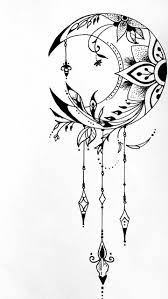 Pin By Lizz Tousley On Drawing Dream Catcher Tattoo Design Dream Catcher Tattoo Moon Tattoo Designs