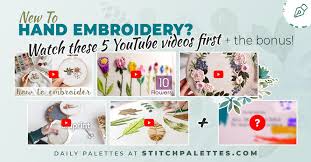 An introduction to wired slips. New To Hand Embroidery Watch These 5 Videos First