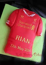 Explore crafty confections' photos on flickr. Liverpool Jersey Cake Cake By Ruth Byrnes Cakesdecor