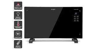 Being cold is no fun. Kogan 2000w Black Glass Portable Electric Panel Heater Kogan Com Nz