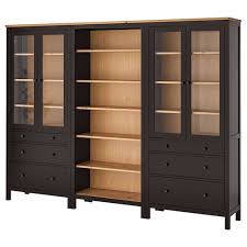 Hemnes Bookcase White Stain 90 1 8x77 1 2 Ikea In 2020 Hemnes Bookcase Hemnes Glass Cabinet Doors